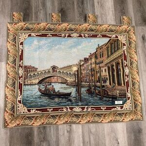 Fabris Giuliana Tapestry Bridge of Sighs Venice Italy Italian Woven Art